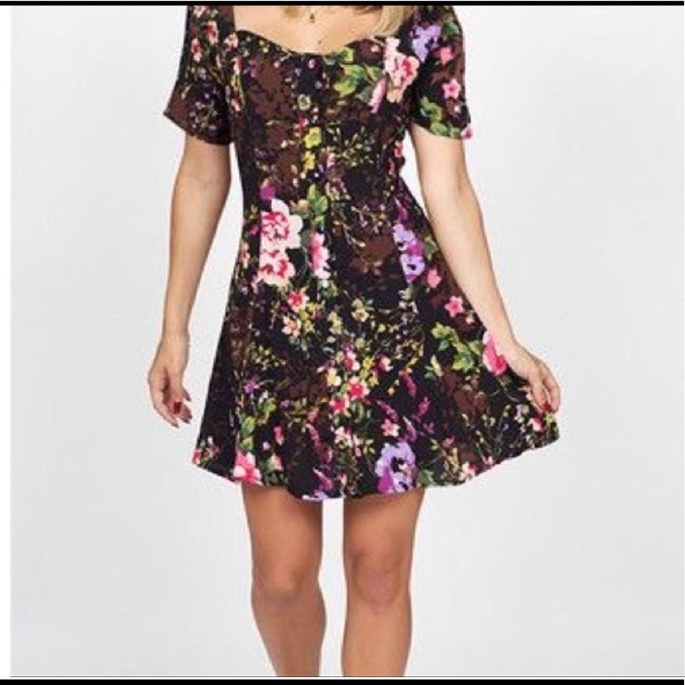 Flynn Skye Floral Mini Dress